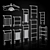 Luxury Towel Warmers Set - Devon Devon 3D model small image 1