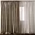 Elegant Curtain Design: 3D Model 3D model small image 1