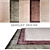 DOVLET HOUSE 5-Piece Carpets (Part 114) 3D model small image 1