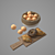 Gourmet 3D Food Model: Exquisite Kitchen Accessories 3D model small image 1