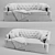 Elegant Eichholtz Aldridge Sofa 3D model small image 2