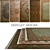 DOVLET HOUSE 5-Piece Silk Carpets (Part 121) 3D model small image 1