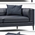 Maxalto Sofa Dives: Ultimate Comfort 3D model small image 2