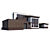 Modern Private House V117 3D model small image 1