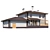 Modern ABS House Design Kit 3D model small image 3