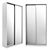 Title: Sleek Sliding Wardrobe 3D model small image 1