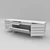 Layered Oak Sideboard 3D model small image 3