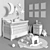 Classic Furniture Legacy: Accessories, Decor and Toy Set 3D model small image 1