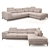 Comfortable Modern Sofa 3D model small image 1