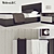 Elegant Ribbon Armchair - Molteni 3D model small image 2