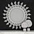 Classic Sun Mirror: Elegant and Timeless Design 3D model small image 2