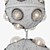 Luminous Steampunk Goggle Pendant 3D model small image 3