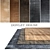 DOVLET HOUSE Carpets Set - 5 Pieces (Part 141) 3D model small image 1