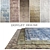 DOVLET HOUSE Carpets Set (5 pieces) 3D model small image 1