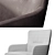 Contemporary Elegance: Molteni Chelsea Chair 3D model small image 3