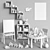 Modular IKEA Furniture Set: Accessories, Decor and Toys 3D model small image 3