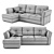 Hoff Manhattan Corner Sofa 3D model small image 2