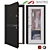 Elegant Entrance Metal Door - MASTINO PARKO 3D model small image 1