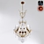 Elegant Crystal Chandelier 3D model small image 1