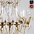 Elegant Crystal Chandelier 3D model small image 2