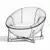 Barbara Barry Baker Pod Lounge Chair 3D model small image 3