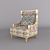 Elegant Merit Mobilya Como Chair. 3D model small image 2