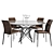 Gordon Table Group: Stylish Furniture Set 3D model small image 1