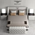 Elegant Bentley Home Richmond Bed 3D model small image 1