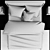 Shetland Padded Headboard Bed 3D model small image 3