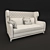 Convertible Sofa Bed by Milano Bedding 3D model small image 2