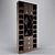 Slimline Wine Cabinet 3D model small image 1