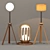 Elegant Floor Lamp 3D model small image 1