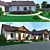 Elegant Single-Story with Garage & Veranda 3D model small image 2