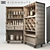 Elegant Wine Cabinet with Martini Bianco 3D model small image 3