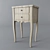 Elegant Isabella Costantini Bedside Table 3D model small image 1