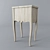 Elegant Isabella Costantini Bedside Table 3D model small image 2