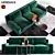 Elegant Meridiani Hector Sofa 3D model small image 1