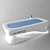 AquaRelfax: Ultimate Relaxation Massage Bed 3D model small image 1