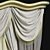 Modern Stylish Curtains 3D model small image 2