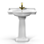 Elegant Column Mount Sink 3D model small image 2