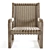 Cozy Wicker Armchair: 840*730*980 3D model small image 2