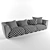 Elegant Winston Bentley Sofa 3D model small image 2