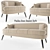 Zen Harmony Four Seater Sofa 3D model small image 1