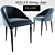 Elegant Malay Dining Chair 3D model small image 1