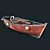 Vintage Fishing Boat 3D model small image 1
