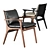 Stellar Works Ren Dining Set 3D model small image 5