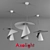 AXOlight Spiry: Modern Elegance Illuminated 3D model small image 2