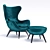 Elevated Elegance: IDA Chair 3D model small image 3