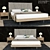 Novamobili Kale Bed: Modern Elegance for Your Bedroom 3D model small image 1