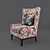 Elegant Lilian Armchair: Comfort and Style 3D model small image 2